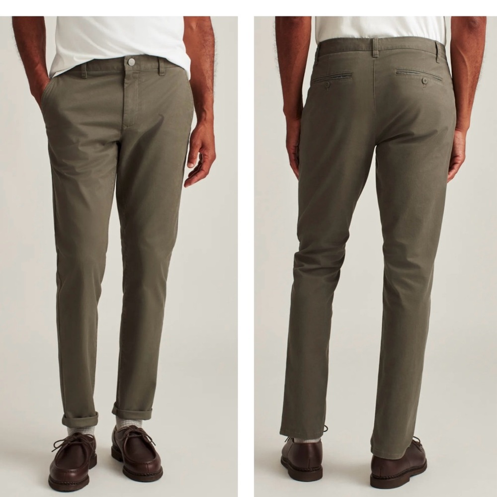 Bonobos Slim Straight Army Green Chino
